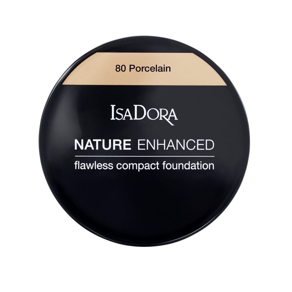 IsaDora Nature Enhanced Flawless Compact Foundation Porcelain 10 g