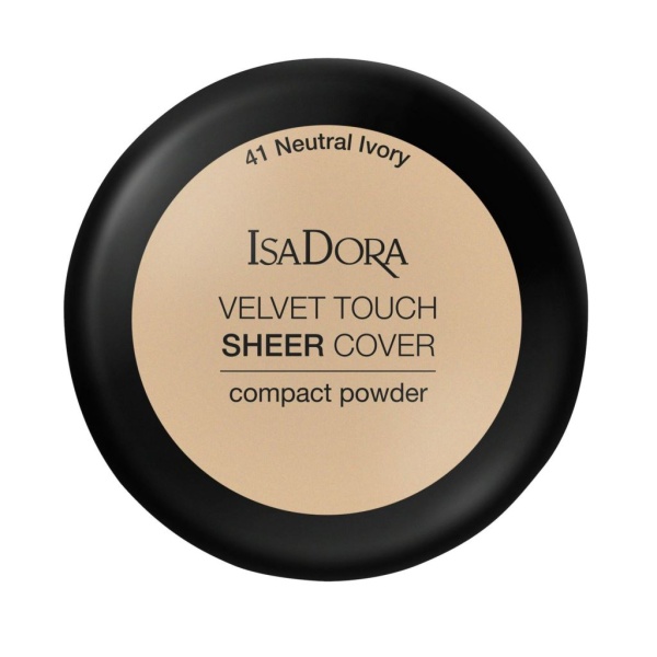 IsaDora Velvet Touch Sheer Cover Compact Powder 41 Neutral Ivory