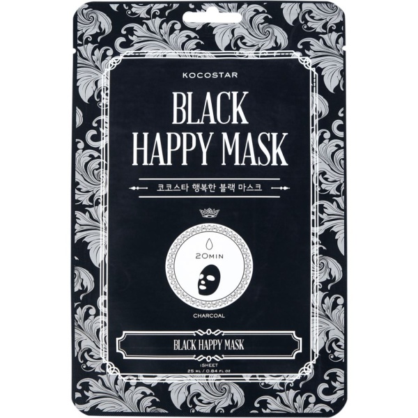 KOCOSTAR Black Happy Mask 1 st