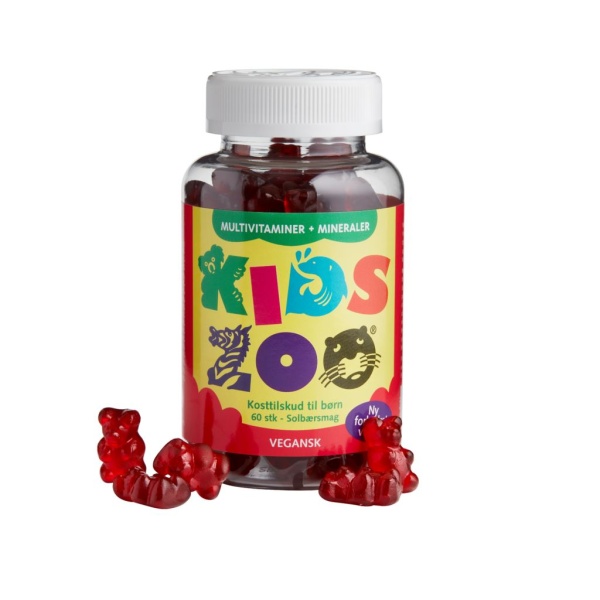 KidsZoo Multivitamin+Mineraler 60 tuggtabletter