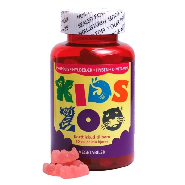 KidsZoo Propolis + C-vitamin 60 tuggtabletter
