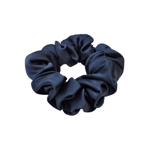 LENOITES Mulberry Silk Scrunchie Blue 1 st
