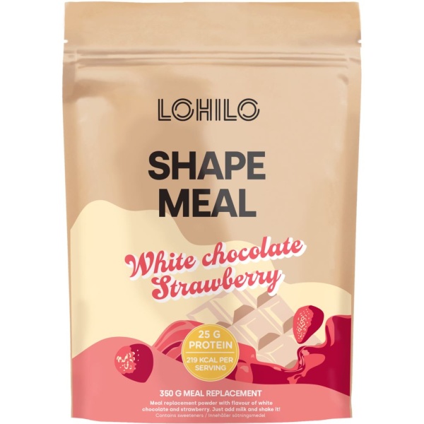 LOHILO Shape Meal White Chocolate Strawberry 350g