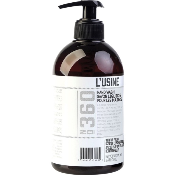 L'Usine Hand Wash Lemongrass & Fresh mint 500 ml