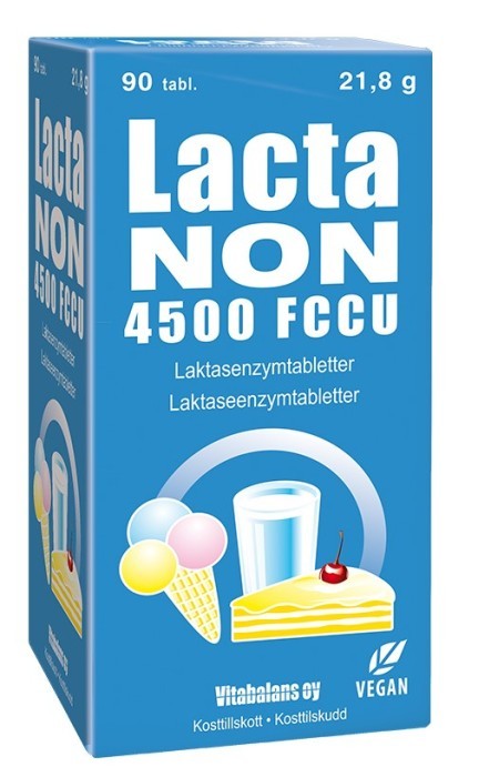 Lactanon 4500 FCCU 90 tabletter