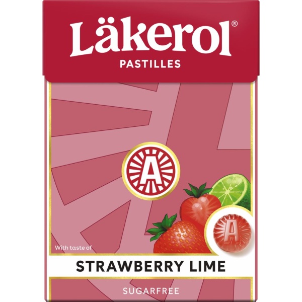Läkerol Big Pack Strawberry Lime 75 g