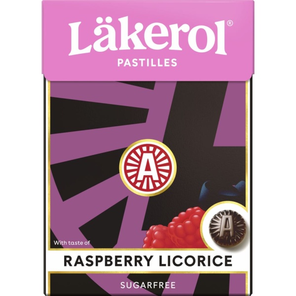 Läkerol Rasberry Licorice Big Pack 75 g