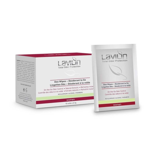 Lavilin Wipes Deodorant To Go Women 10 st