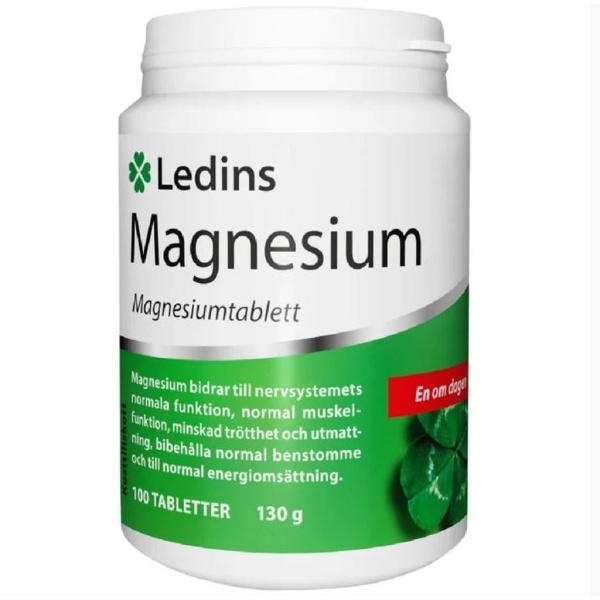 Ledins Magnesium 250 mg 100 tabletter