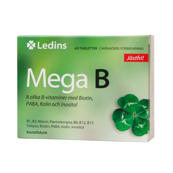 Ledins Mega B 60 tabletter