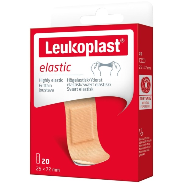 Leukoplast Elastic Strips 28 x 72 mm 20 st