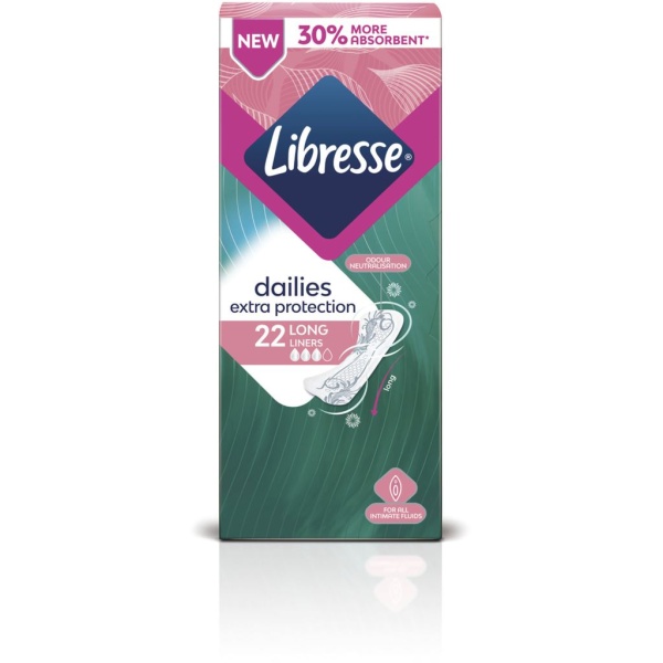 Libresse Dailies Extra Protection Long Trosskydd 22 st