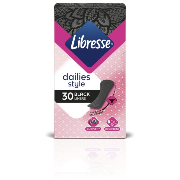 Libresse Dailies Style Black Normal Trosskydd 30 st