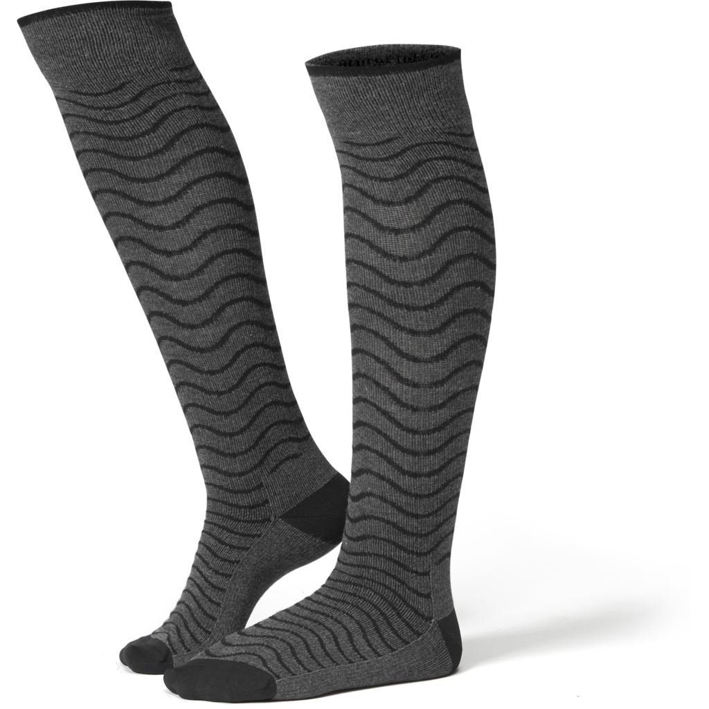 Life Wear Stödstrumpa Bambu Mönstrad Gråsvart St L 40-42