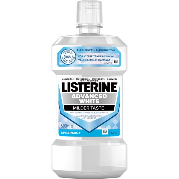 Listerine Advanced White Milder Taste 500 ml