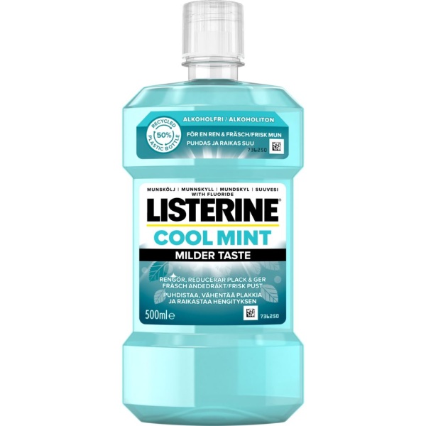 Listerine Cool Mint Milder Taste 500 ml