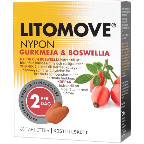 Litomove Gurkmeja & Boswellia 60 tabletter