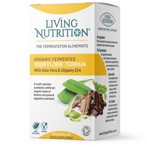 Living Nutrition Your Flora Symbiotic Terrain 60 kapslar