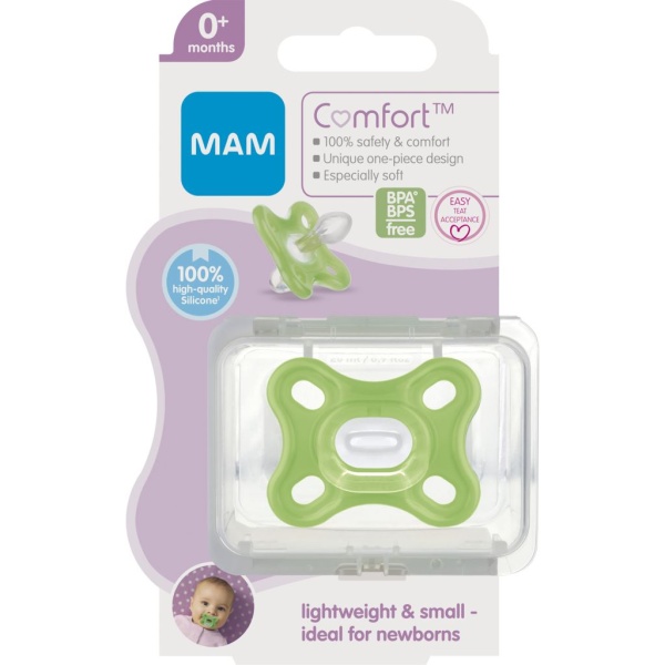 MAM Comfort Newborn 0+ Månader 1 st - Olika färger