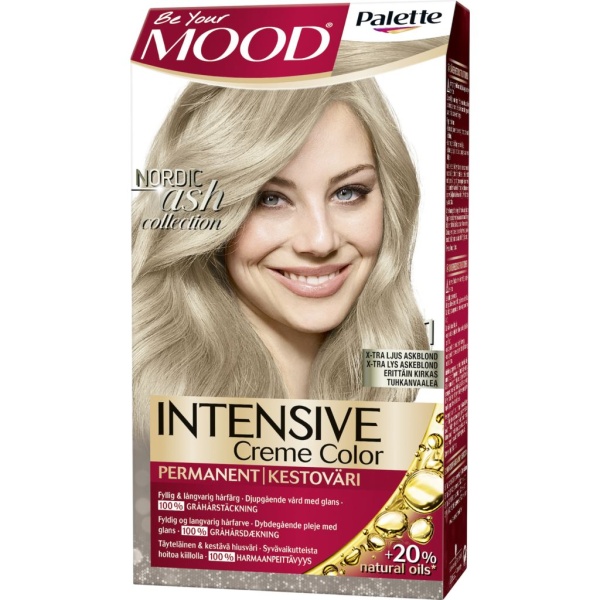 MOOD Palette Intensive Creme Color 1 X-tra Ljus Askblond