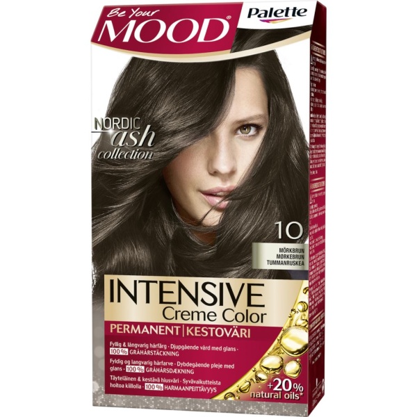 MOOD Palette Intensive Creme Color 10 Mörkbrun