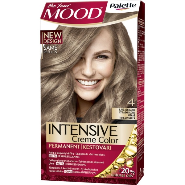 MOOD Palette Intensive Creme Color 4 Ljus Askblond