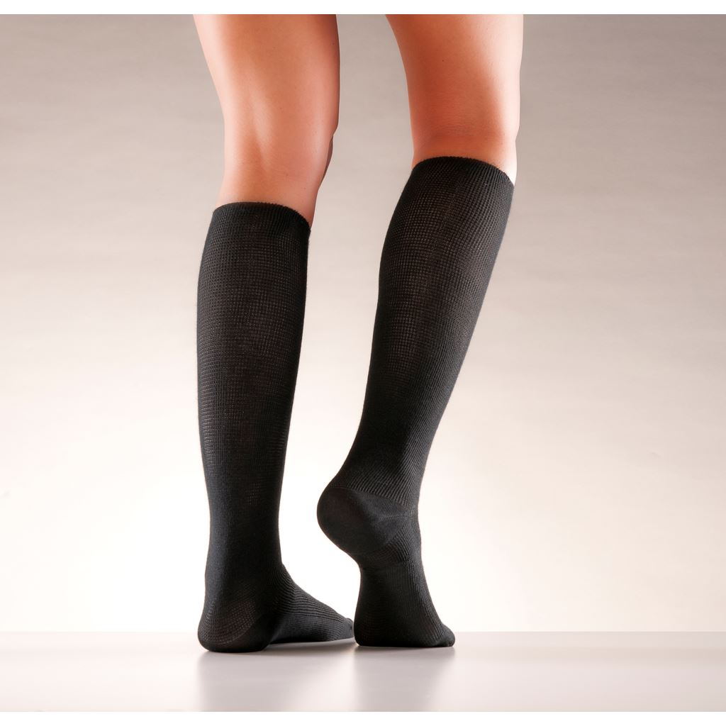 Mabs Travel kompressionsstrumpa svart S