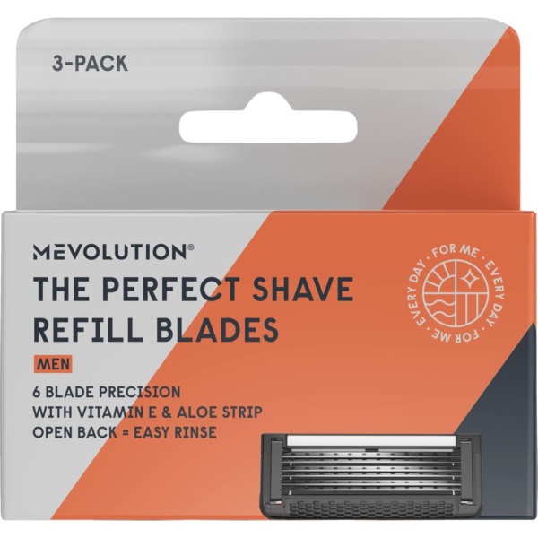 Mevolution Men The Perfekt Shave Rakbladsrefiller 3-pack