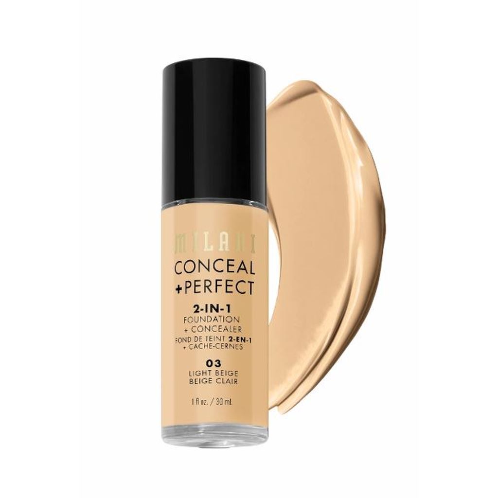 Milani Conceal + Perfect 2-in-1 Foundation & Concealer 03 Light Beige 30 ml