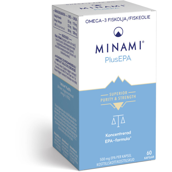 Minami PlusEPA 80% Omega-3 60 kapslar