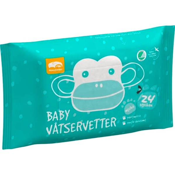 Minstingen Babyvåtservetter 24 st