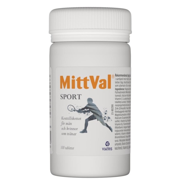 MittVal Sport 100 tabletter