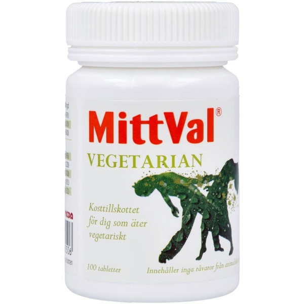 MittVal Vegetarian 100 tabletter