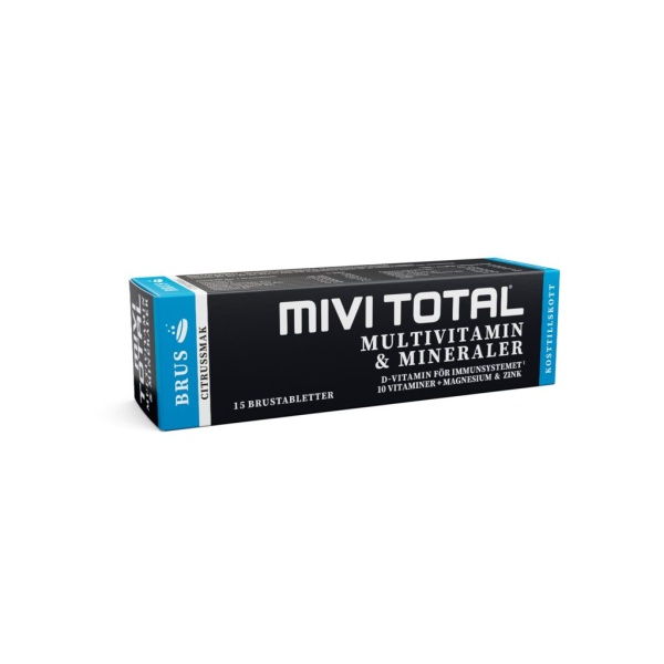 Mivitotal Multivitamin & Mineral 15 brustabletter