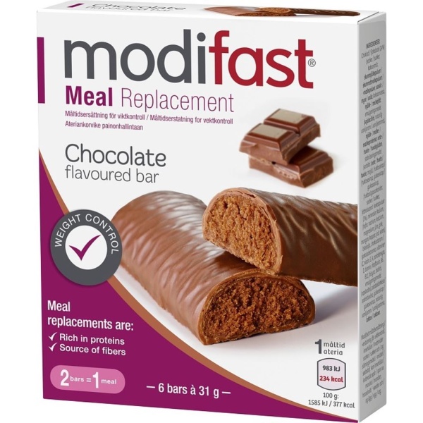 Modifast Bar Choklad 6 st