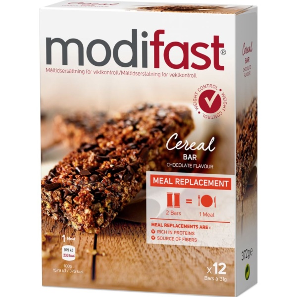 Modifast Cereal Bar Choklad 12 pack