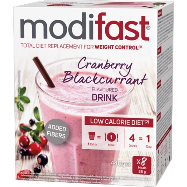 Modifast LCD Cranberry Blackcurrant 8 x 55g