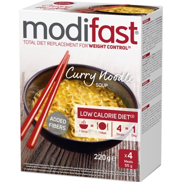 Modifast Modifast LCD Curry Noodle Soup 4 x 55g