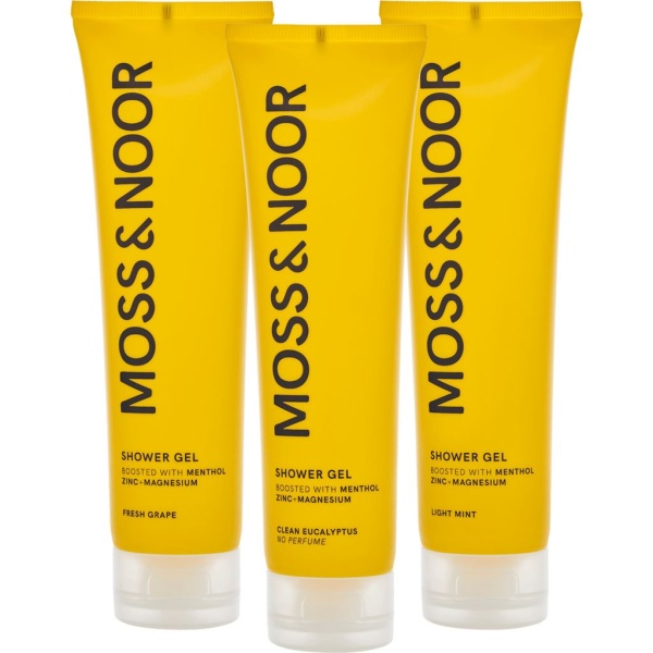 Moss & Noor After Workout Shower Gel Mixed 3-pack