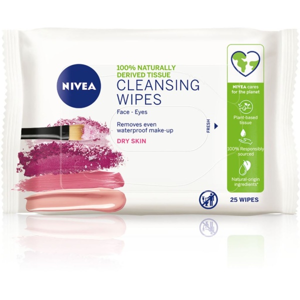 NIVEA Cleansing Wipes Face & Eyes Dry Skin 25 st