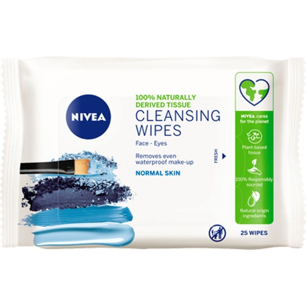 NIVEA Daily Refreshing Cleaning Wipes Normal Skin 25 st