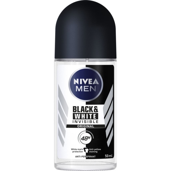 NIVEA MEN Black & White Invisible Original Deo Roll-on 50 ml