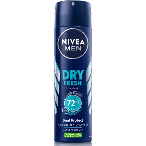 NIVEA MEN Dry Fresh Dual Protect Deo-spray 150 ml