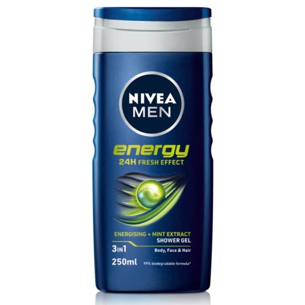 NIVEA MEN Shower Gel Energy 250 ml