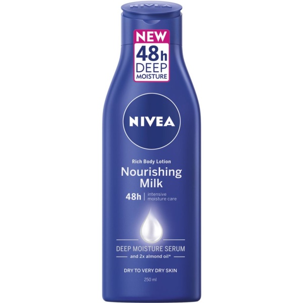 NIVEA Rich Body Lotion Nourishing Milk 48h 250 ml