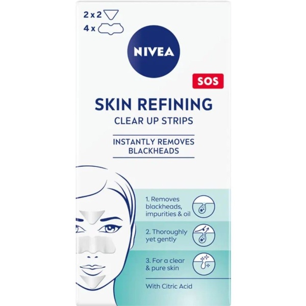 NIVEA Skin Refining Clear-up Strips 6 st