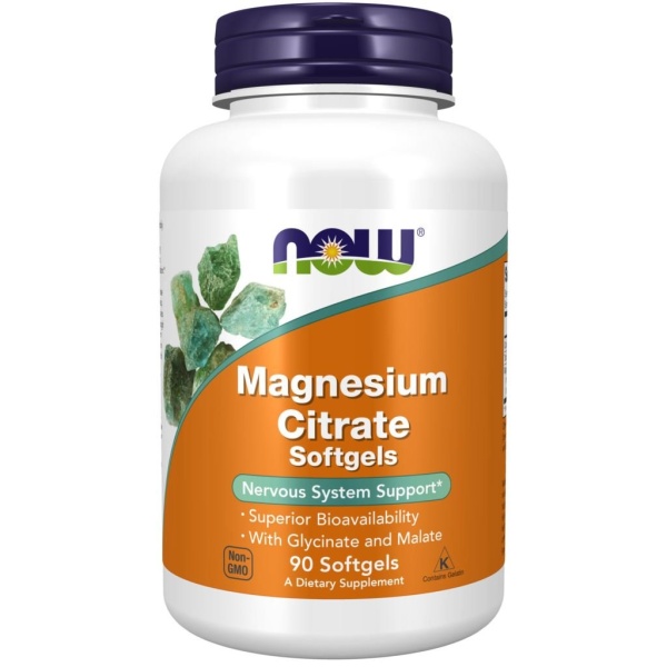 NOW Magnesium Citrate 134 mg 90 softgels