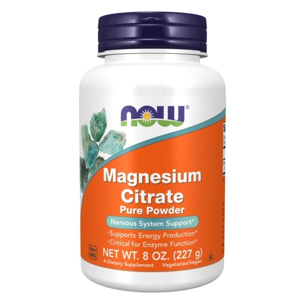 NOW Magnesium Citrate Powder 227 g