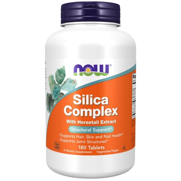 NOW Silicia Complex 180 tabletter