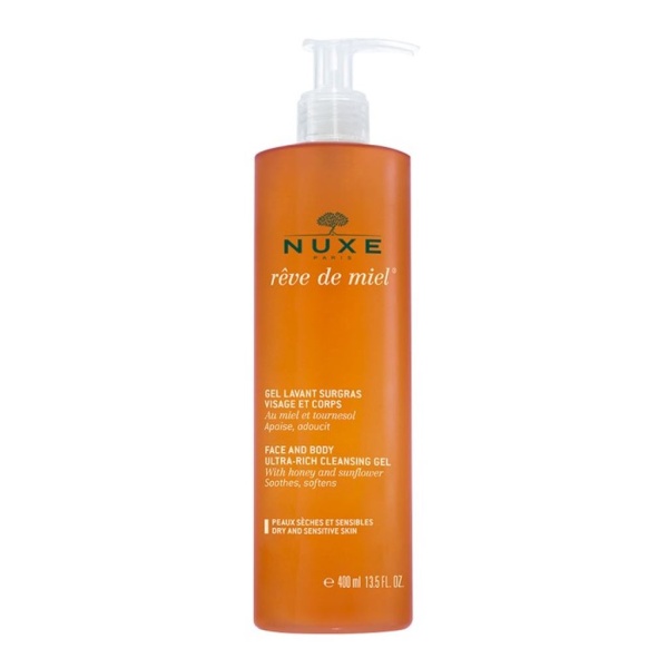 NUXE Reve de Miel Face & Body Cleansing Gel 400 ml